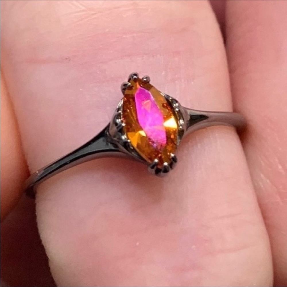 Fragrant Jewels Sterling Silver Wicked Dragon Satin Ring - Size 8